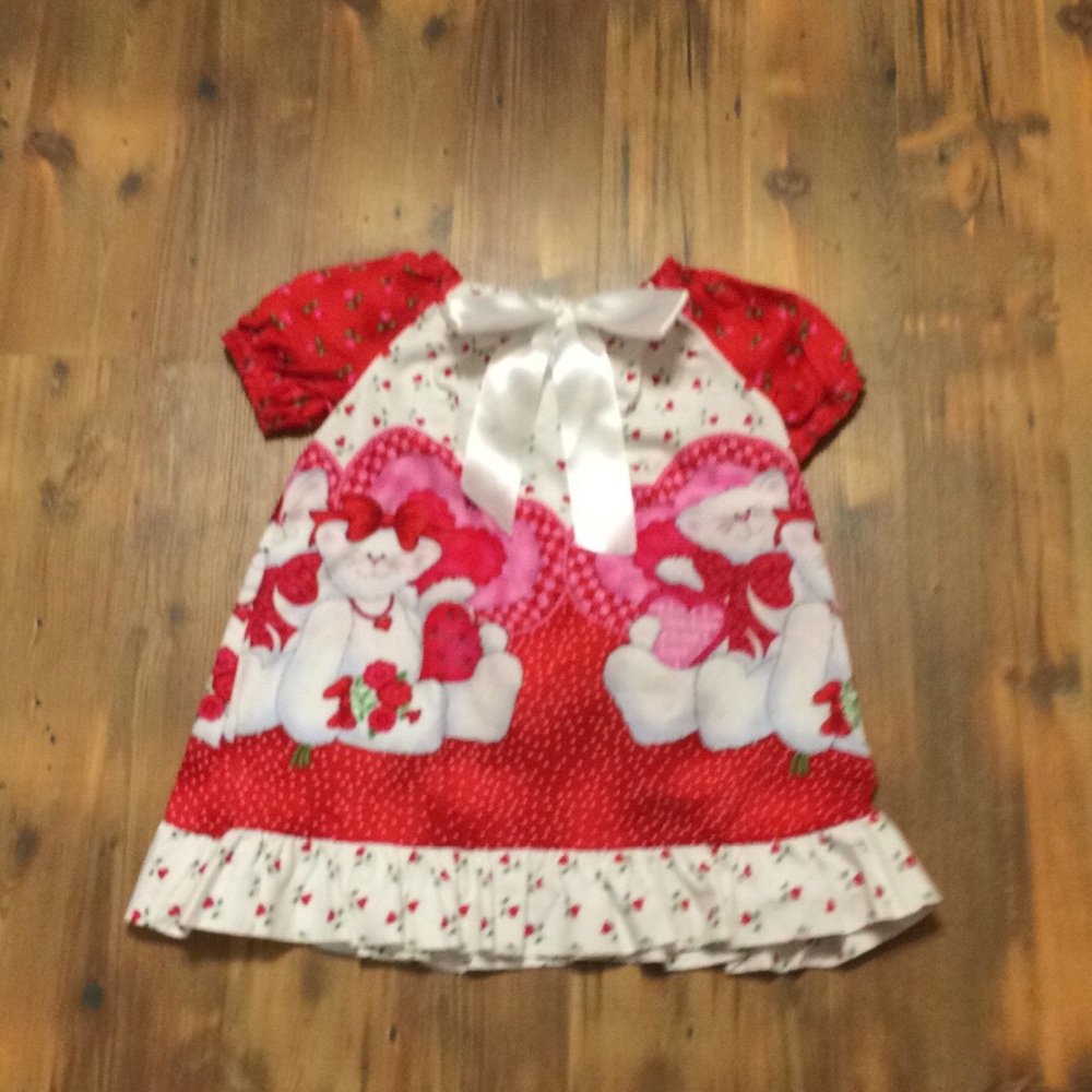 Valentines peasant dress